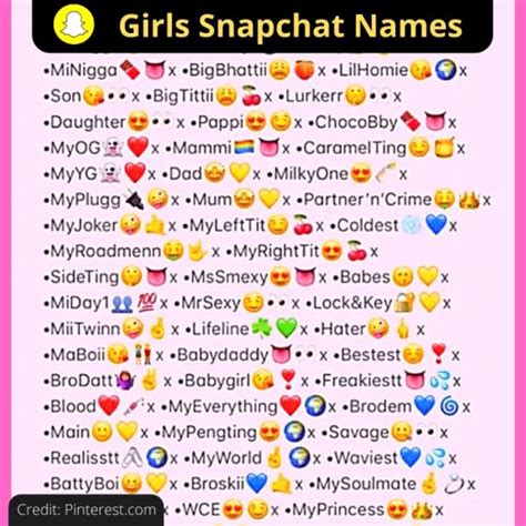 good snapchat names for best friends|More.